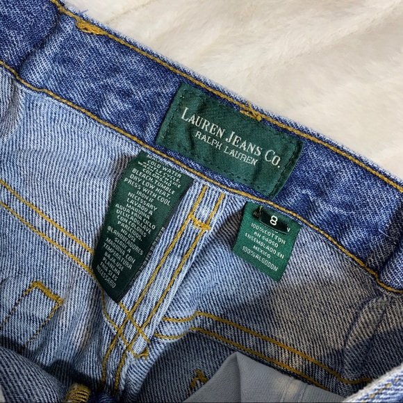 Vintage Ralph Lauren High Waisted Mom Jeans Size 8 - Picture 8 of 8